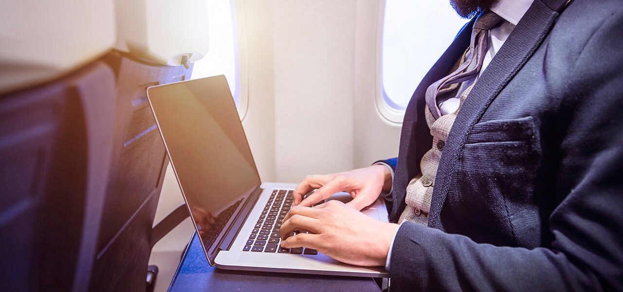 going online in flight