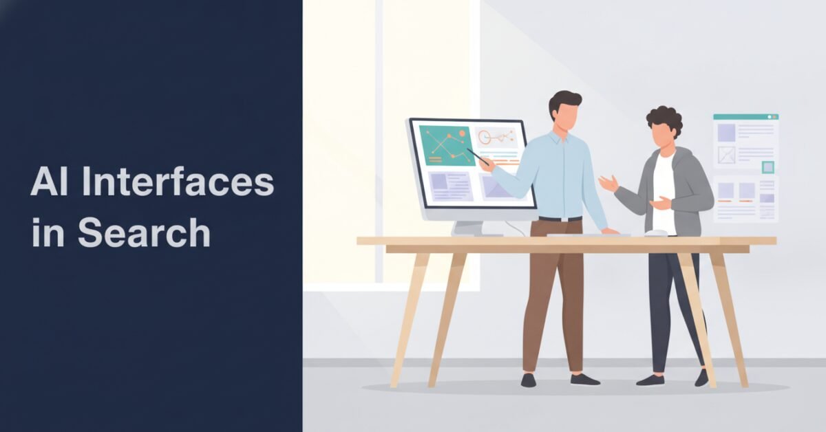 Product developers evaluating user workflow data to adapt to Google generated interfaces.