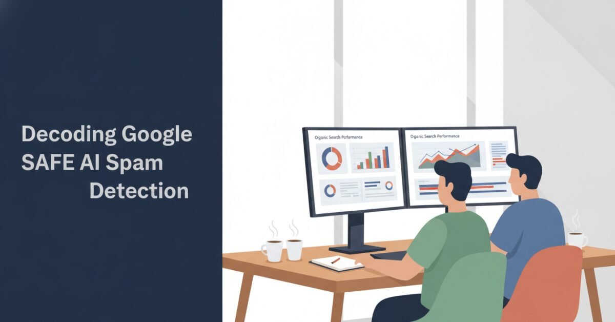 Marketing team analyzing search rankings affected by Google's ai spam detection updates